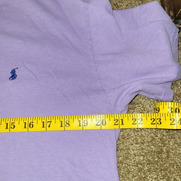 Unisex, Polo T-shirt, purple, size medium - Picture 4 of 7